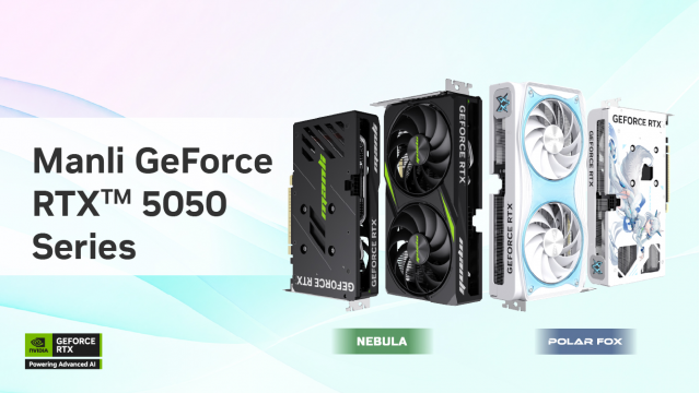 Manli GeForce RTX™ 5050 Released